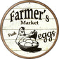 Eggs - metal sign wall decor
