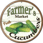 Cucumbers - metal sign wall decor