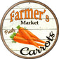 Carrots - metal sign wall decor