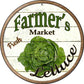 Lettuce - metal sign wall decor