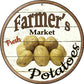 Potatoes - metal sign wall decor
