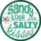 Sandy Toes - metal sign wall decor