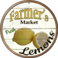 Lemons - metal sign wall decor