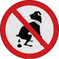 No Dog Poop - metal sign wall decor