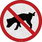 No Dog Pee - metal sign wall decor