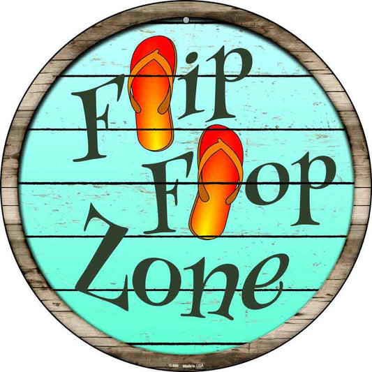 Orange Flip Flop Zone