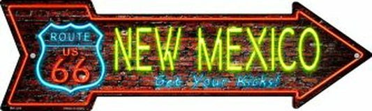 New Mexico Neon Metal Arrow