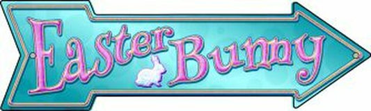 Easter Bunny Metal Arrow