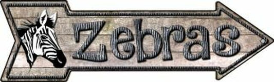 Zebras Metal Arrow