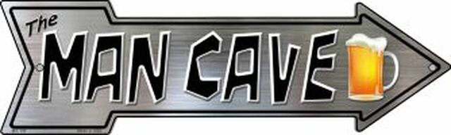 The Man Cave Metal Arrow