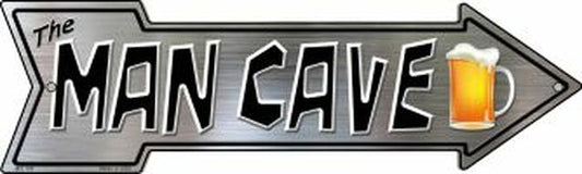 The Man Cave Metal Arrow