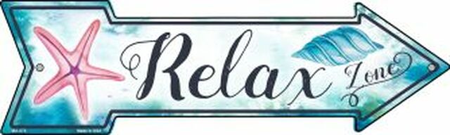 Relax Zone Metal Arrow