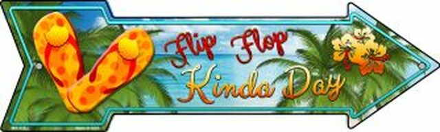 Flip Flop Metal Arrow