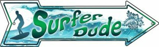 Surfer Dude Metal Arrow