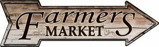Farmers Market Metal Arrow