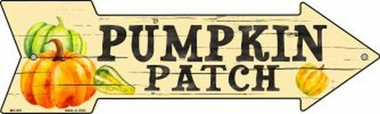 Pumpkin Patch Metal Arrow