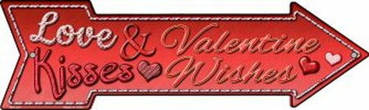 Love & Kisses Metal Arrow