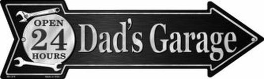 Dads Garage Metal Arrow