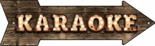 Karaoke Bulb Letters Metal Arrow
