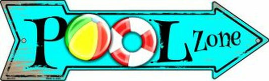 Pool Zone Metal Arrow