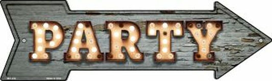 Party Bulb Letters Metal Arrow