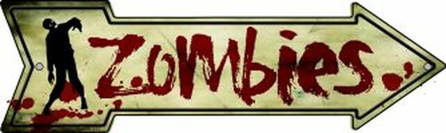 Zombies Metal Arrow