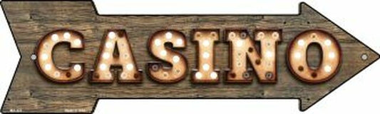 Casino Bulb Letters Metal Arrow