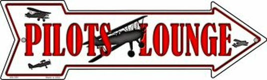 Pilots Lounge Metal Arrow
