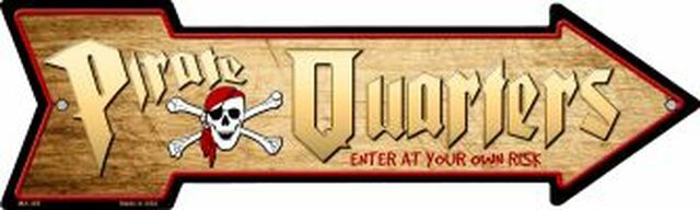 Pirate Quarters Metal Arrow