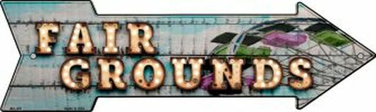 Fair Grounds Bulb Letters Metal Arrow