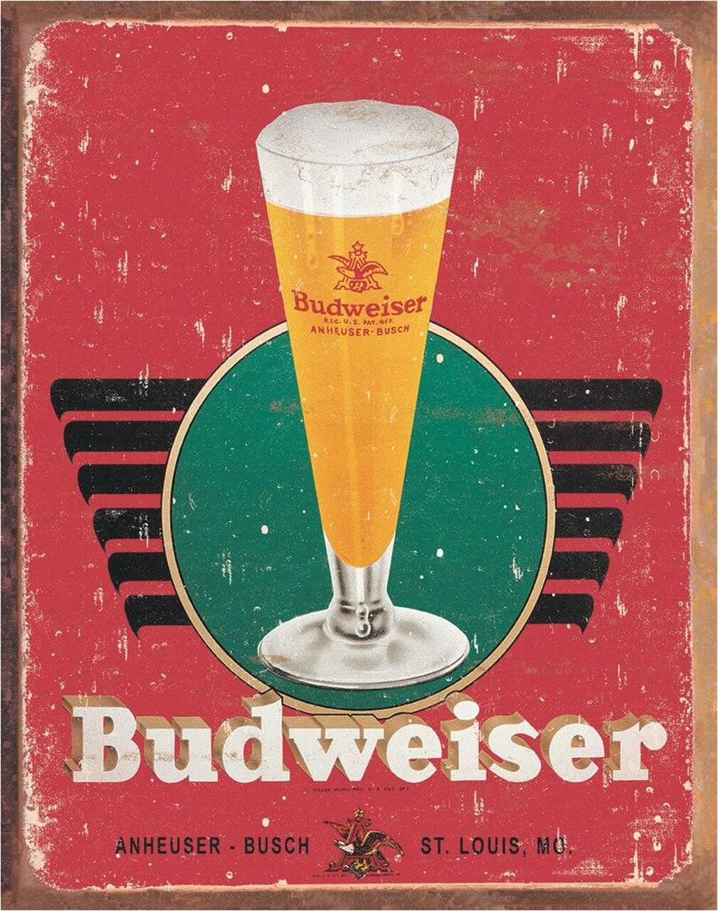 Bud - Retro Glass & Logo
