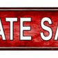 Estate Sale Right Metal Arrow - decorative wall sign