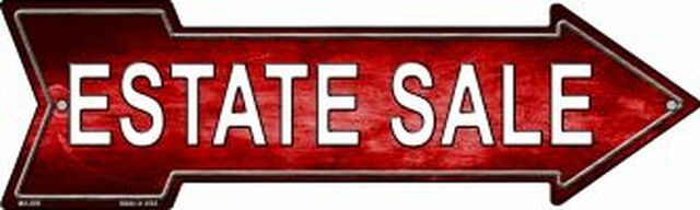 Estate Sale Right Metal Arrow