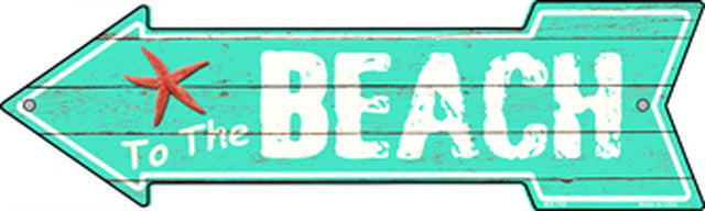 To The Beach Metal Arrow