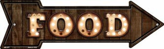Food Bulb Letters Metal Arrow