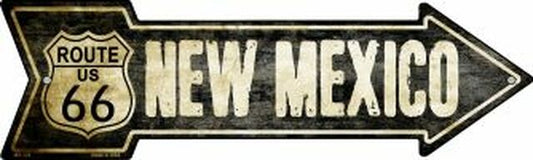 Vintage Route 66 New Mexico Metal Arrow