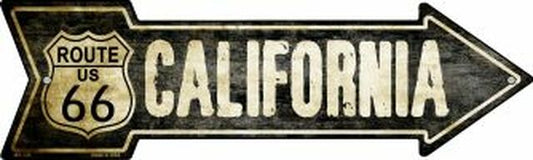 Vintage Route 66 California Metal Arrow