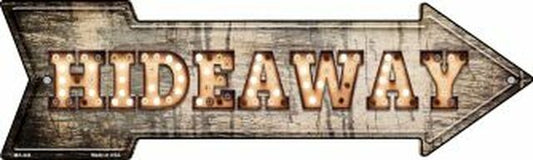 Hideaway Bulb Letters Metal Arrow