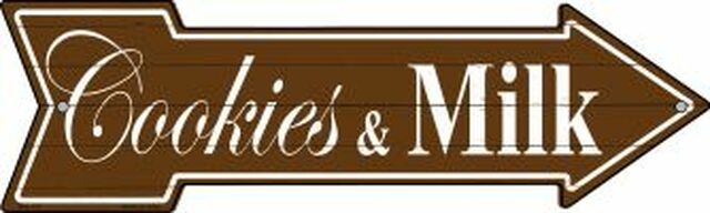 Cookies Milk Metal Arrow