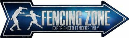 Fencing Zone Metal Arrow