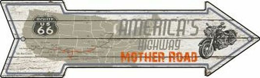 Americas Highway Metal Arrow