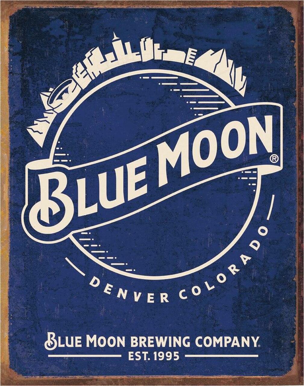 Blue Moon - Skyline Logo Retro