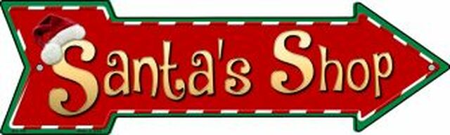 Santas Shop Metal Arrow