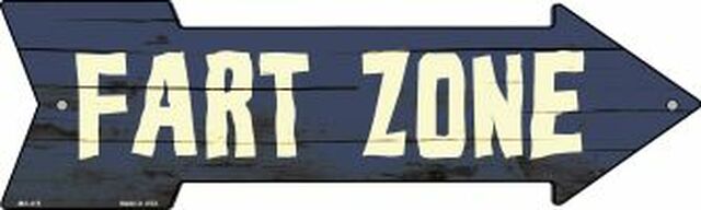 Fart Zone Metal Arrow