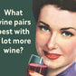 A lot more wine - tin wall decor