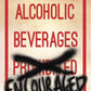 Alcoholic Beverages - tin sign wall decor