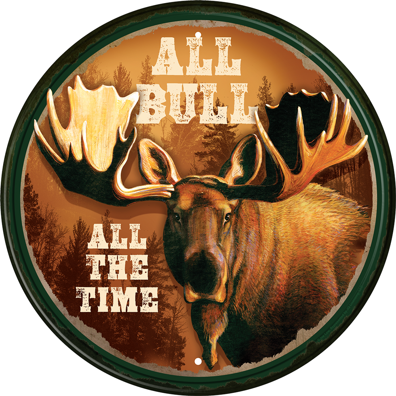 All Bull - tin sign wall decor