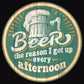 Beer - Afternoon Wakeup - metal sign wall decor