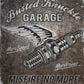 Spark Plug - tin sign wall decor