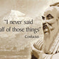 Confucius - Didn't Say - tin sign wall decor